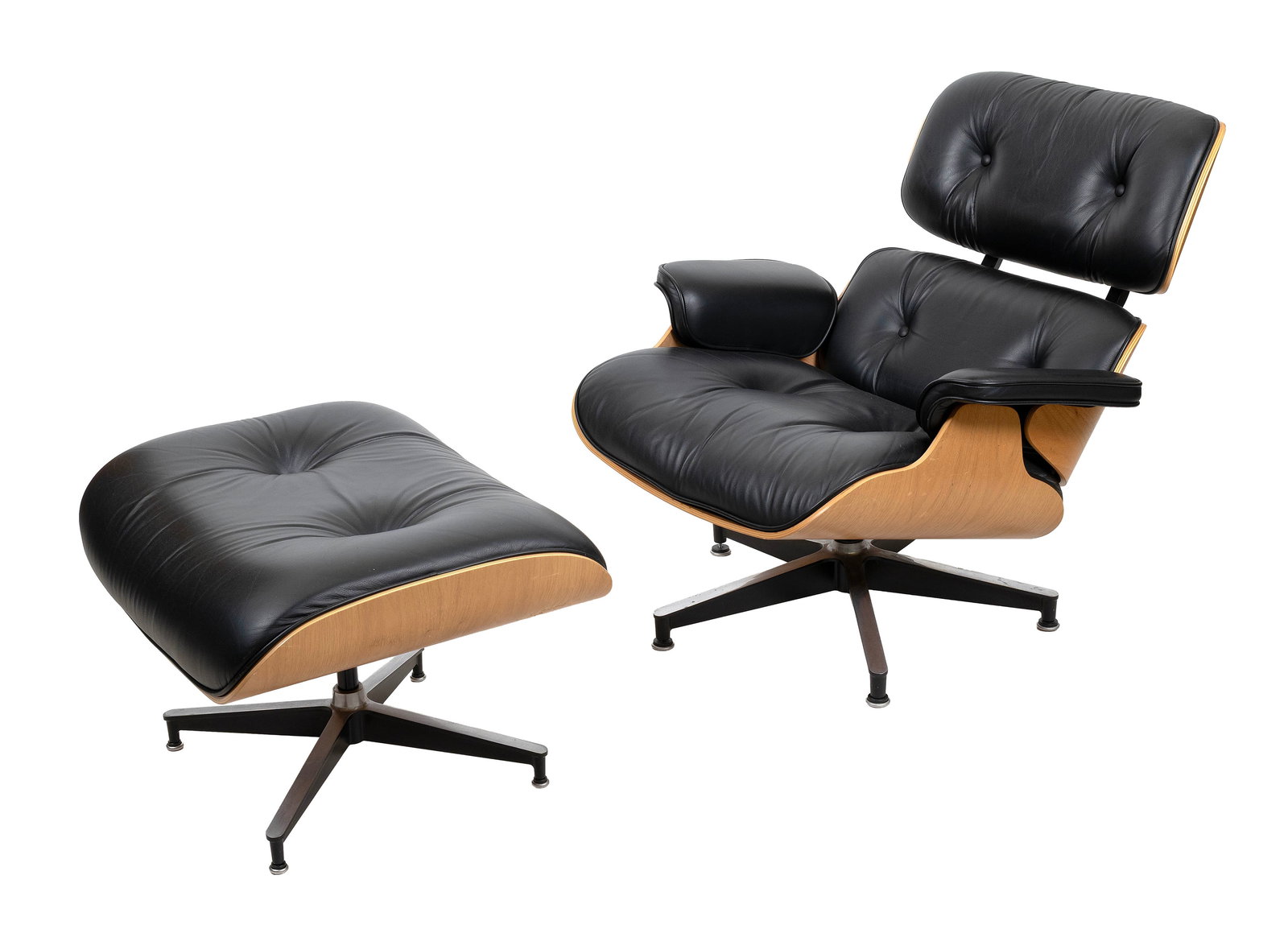 CHARLES AND RAY EAMES FOR HERMAN MILLER LOUNGE CHAIR AND OTTOMAN Late 20th Century/Contemporary (1 of 3)