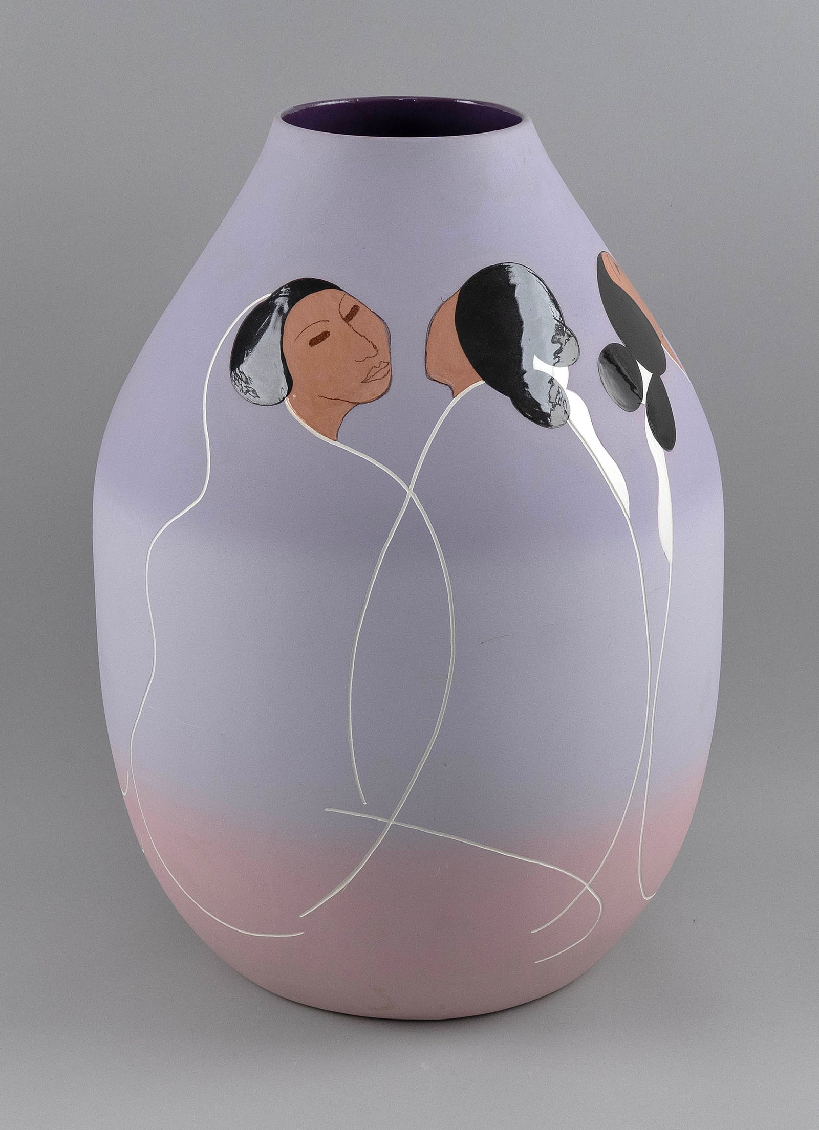 R.C. (RUDOLPH CARL) GORMAN (New Mexico/Arizona/California, 1931-2005), "Gathering", 1988., Height (1 of 7)