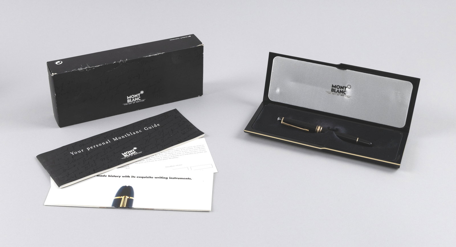 MONTBLANC MEISTERSTUCK 144 FOUNTAIN PEN Germany, Last Quarter of the 20th Century Pen length 5.375". (1 of 5)