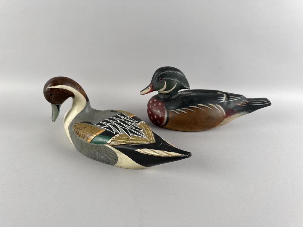 TWO DECORATIVE DECOYS 20th Century (1 of 6)