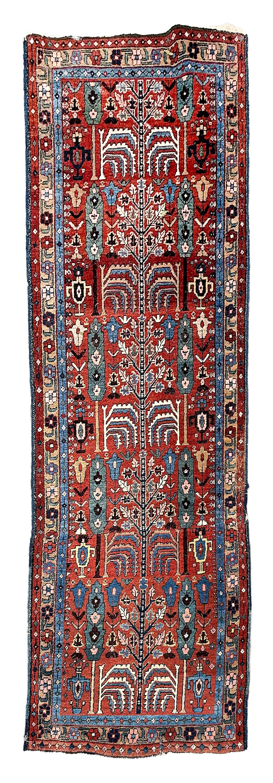 HERIZ RUG: 2'11" X 8'1" First Quarter of the 20th Century (1 of 1)