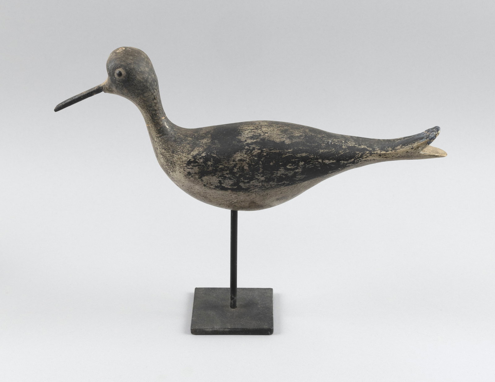 MASSACHUSETTS WILLET DECOY Early 20th Century Length 14".: MASSACHUSETTS WILLET DECOY Early 20th Century Tack eyes. Length 14".