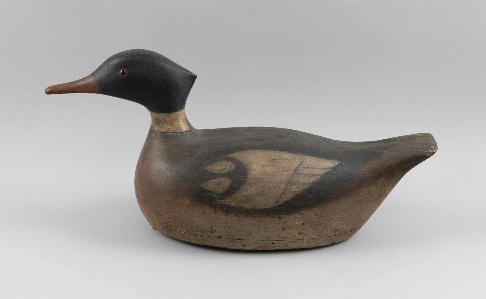 ROGER MITCHELL MERGANSER DECOY IN THE STYLE OF CAPTAIN OSGOOD Massachusetts, Contemporary Length (1 of 3)