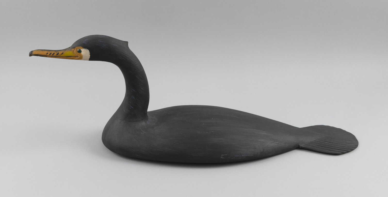 ROGER MITCHELL CORMORANT DECOY Massachusetts, Contemporary Length 26". (1 of 3)