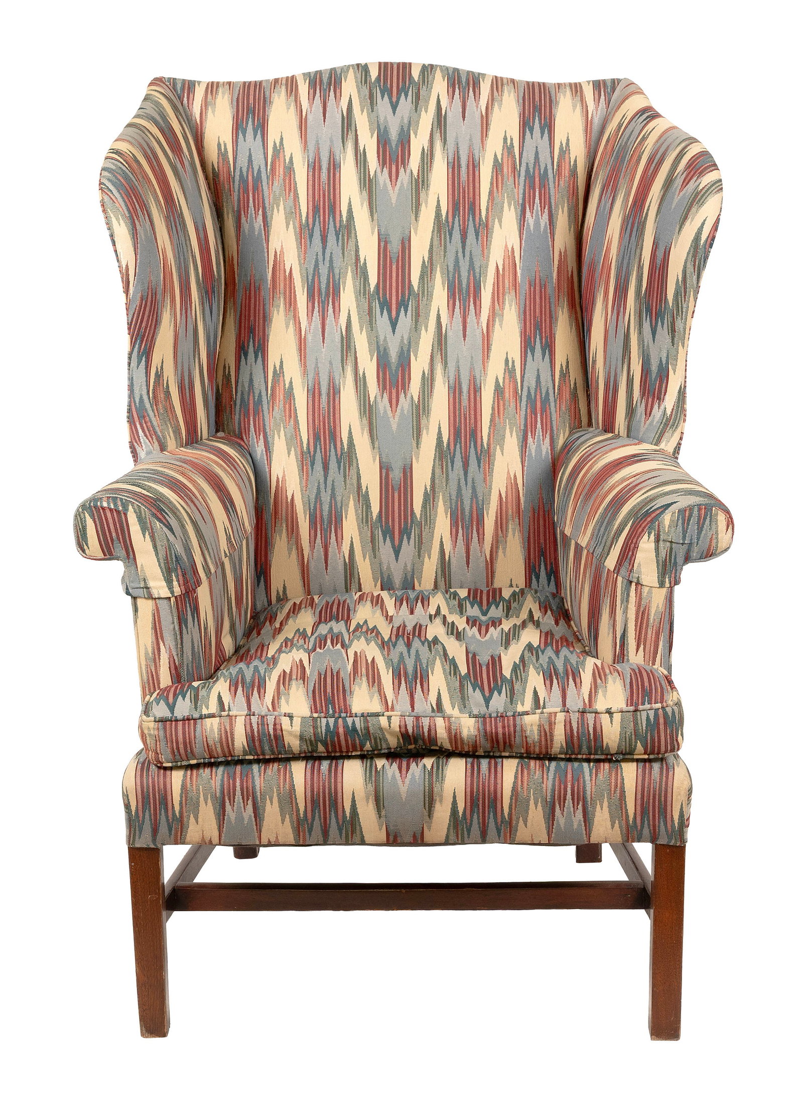 CHIPPENDALE WING CHAIR America, Circa 1800 (1 of 1)