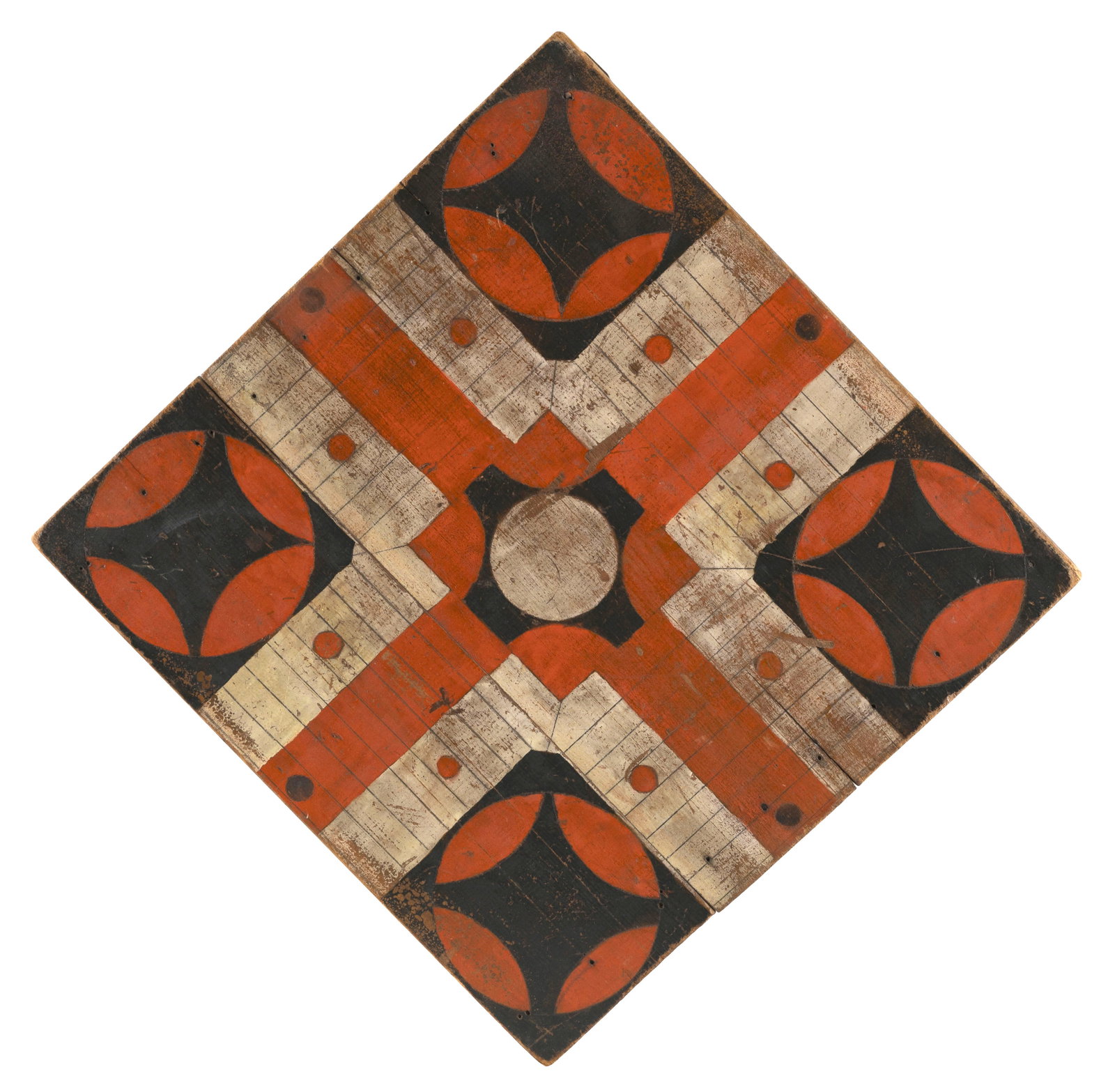 PARCHEESI GAME BOARD 20th Century 19" x 19".: PARCHEESI GAME BOARD 20th Century Nice reproduction of an antique board. 19" x 19".