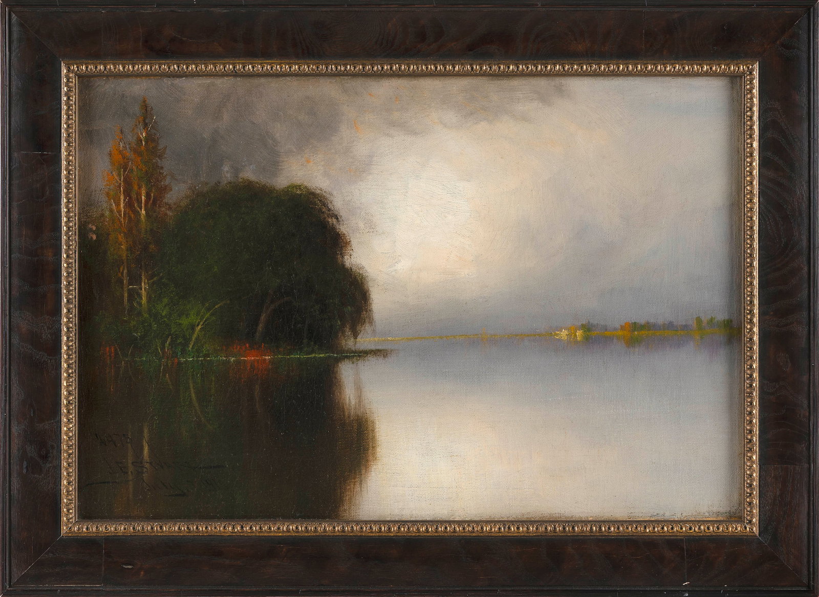 JAMES EVERETT STUART (California/Illinois/Maine, 1852-1941), "Along the San Joaquin River, Near (1 of 2)