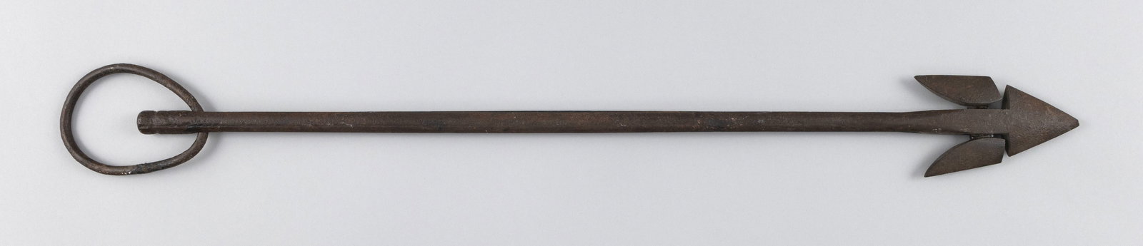UNUSUAL IRON HARPOON 19th Century Length 26.5". (1 of 2)