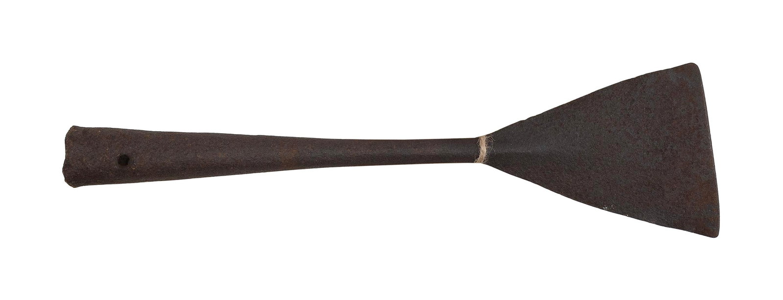 IRON CUTTING SPADE 19th Century Length 17.5". (1 of 2)