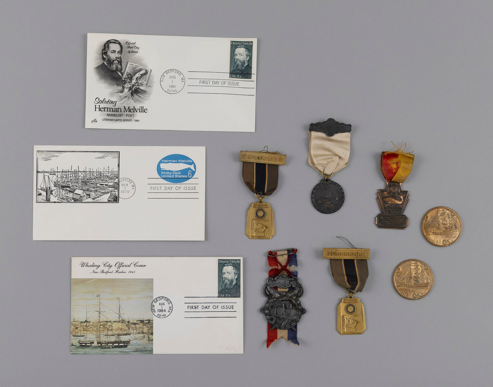 LOT OF WHALING INTEREST 19th to Mid-20th Century Covers 3.75" x 6.5". (1 of 2)