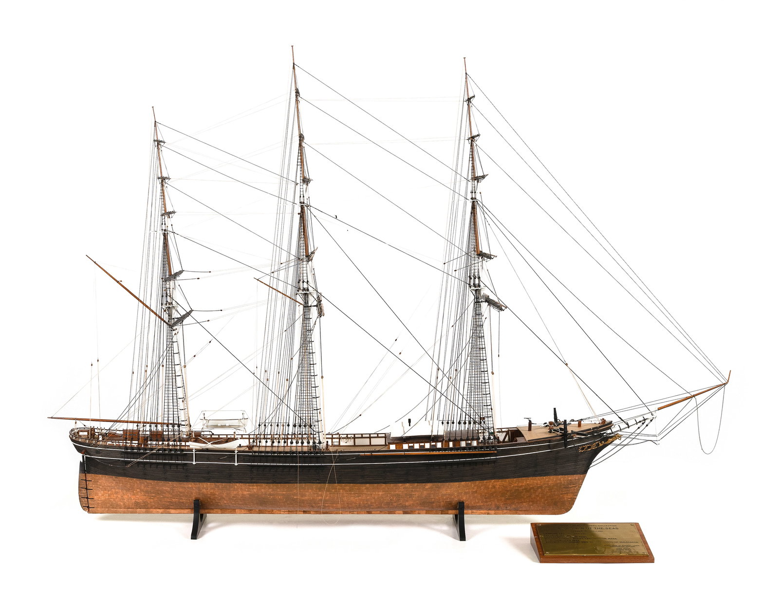 MODEL OF THE CLIPPER SHIP "SOVEREIGN OF THE SEAS" Dated 1978 Height 44". Width 10". (1 of 4)