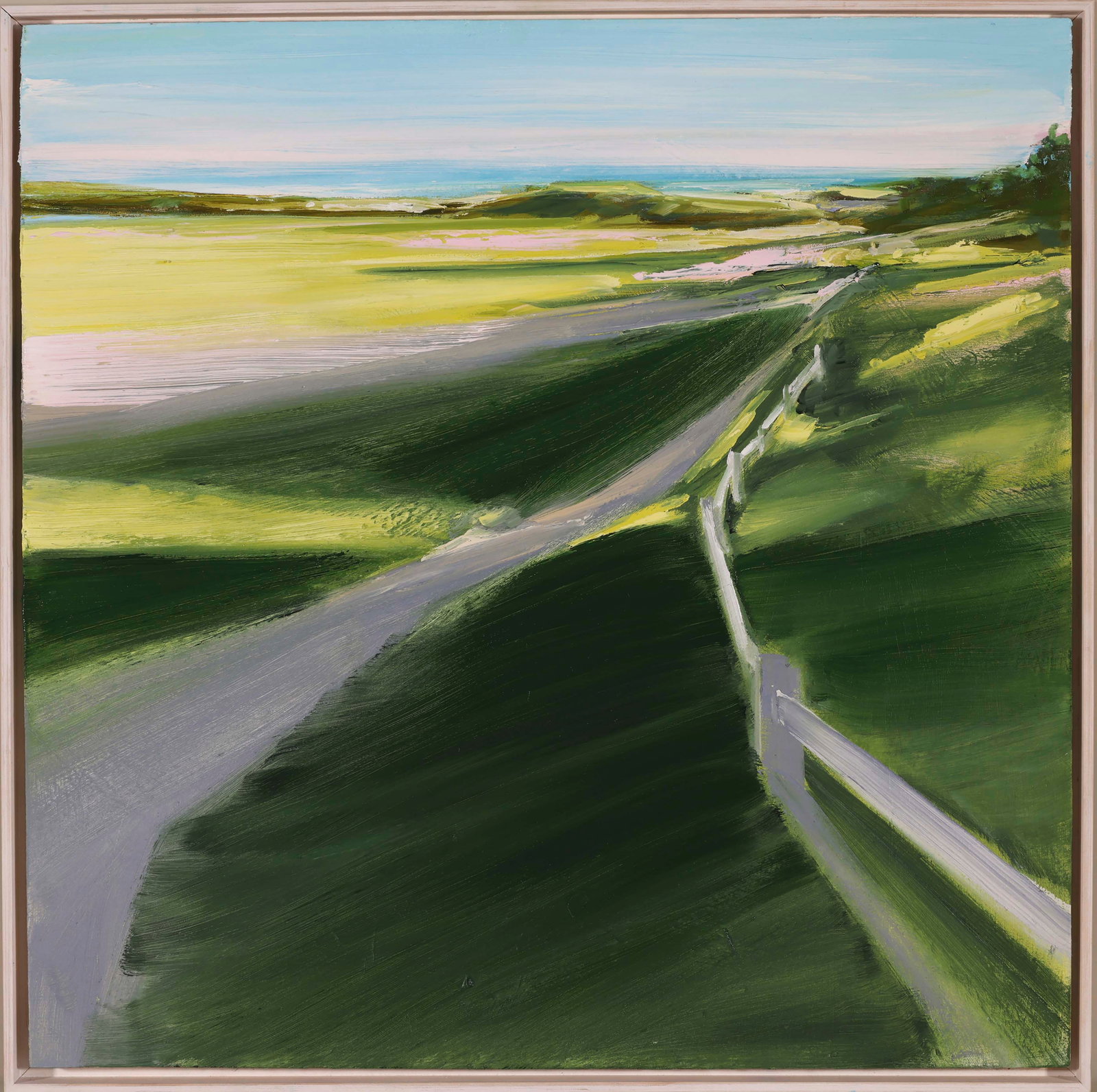 PETE HOCKING (Massachusetts, 1966-), Great Island Trail., Oil on panel, 24" x 24". Framed 25" x 25". (1 of 1)