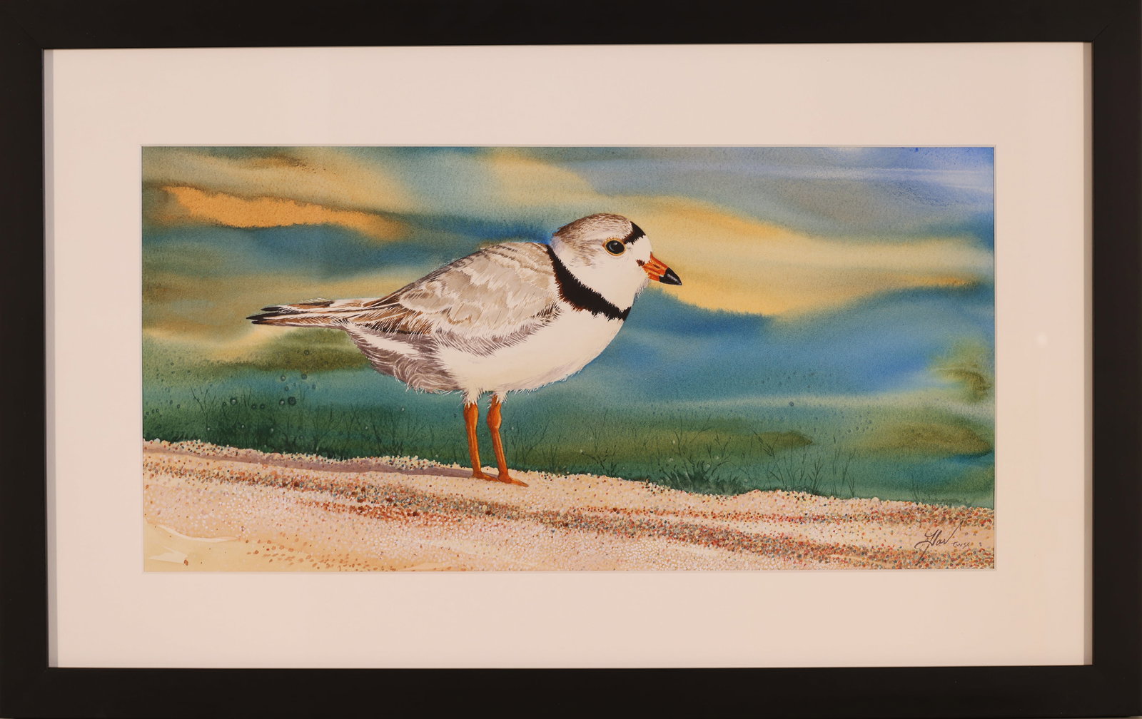 ANN HART (Massachusetts, Contemporary), Tiny But Mighty., Watercolor, 10" x 17". Framed 17" x 27". (1 of 1)