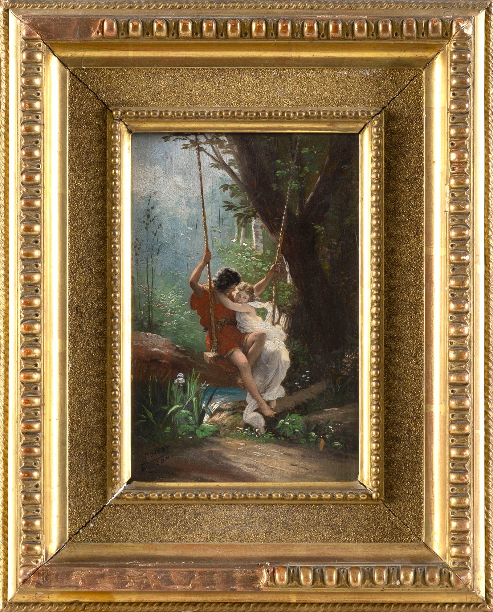 AFTER PIERRE-AUGUSTE COT (Early 20th Century,), After "Springtime" in the collection of the (1 of 2)