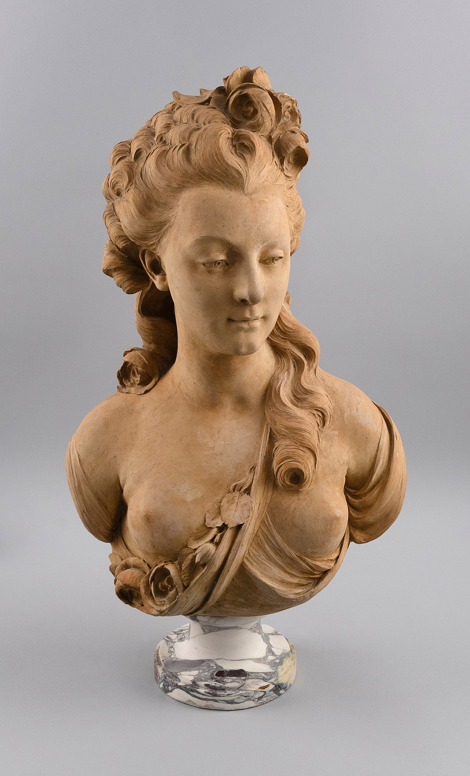 AFTER JEAN-JACQUES CAFFIERI (France, Late 19th Century), Bust portrait of Madame du Barry., (1 of 4)