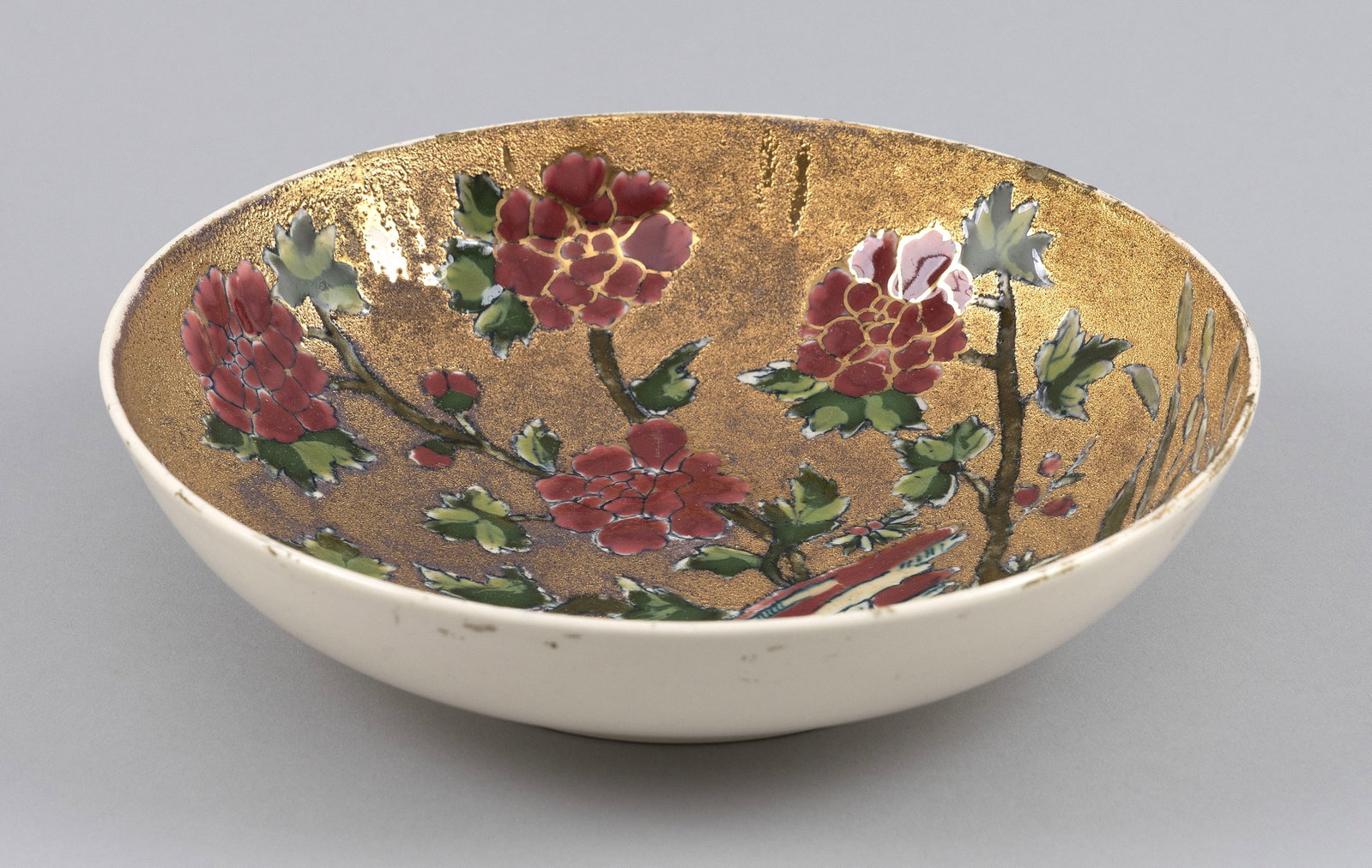 ZSOLNAY PORCELAIN PLATE Late 19th Century Diameter 8". (1 of 4)