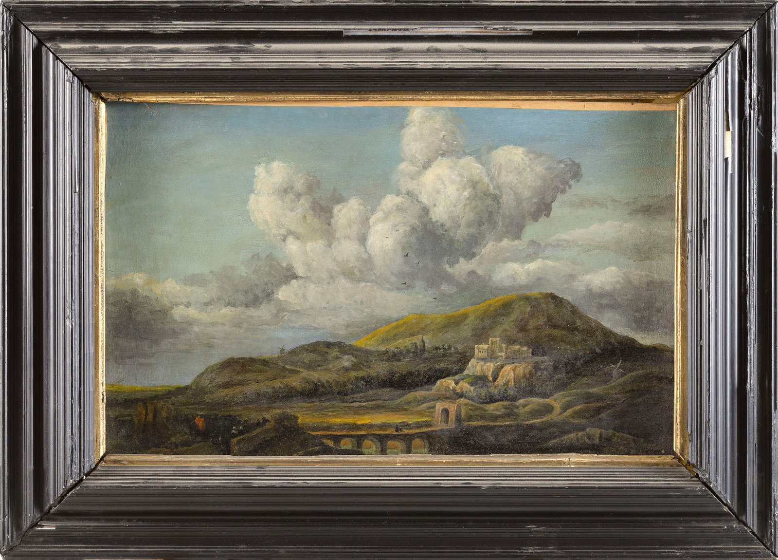 AFTER JACOB ISAACK VAN RUISDAEL (19th Century,), After "Coup de Soleil"., Oil on canvas laid down on (1 of 2)