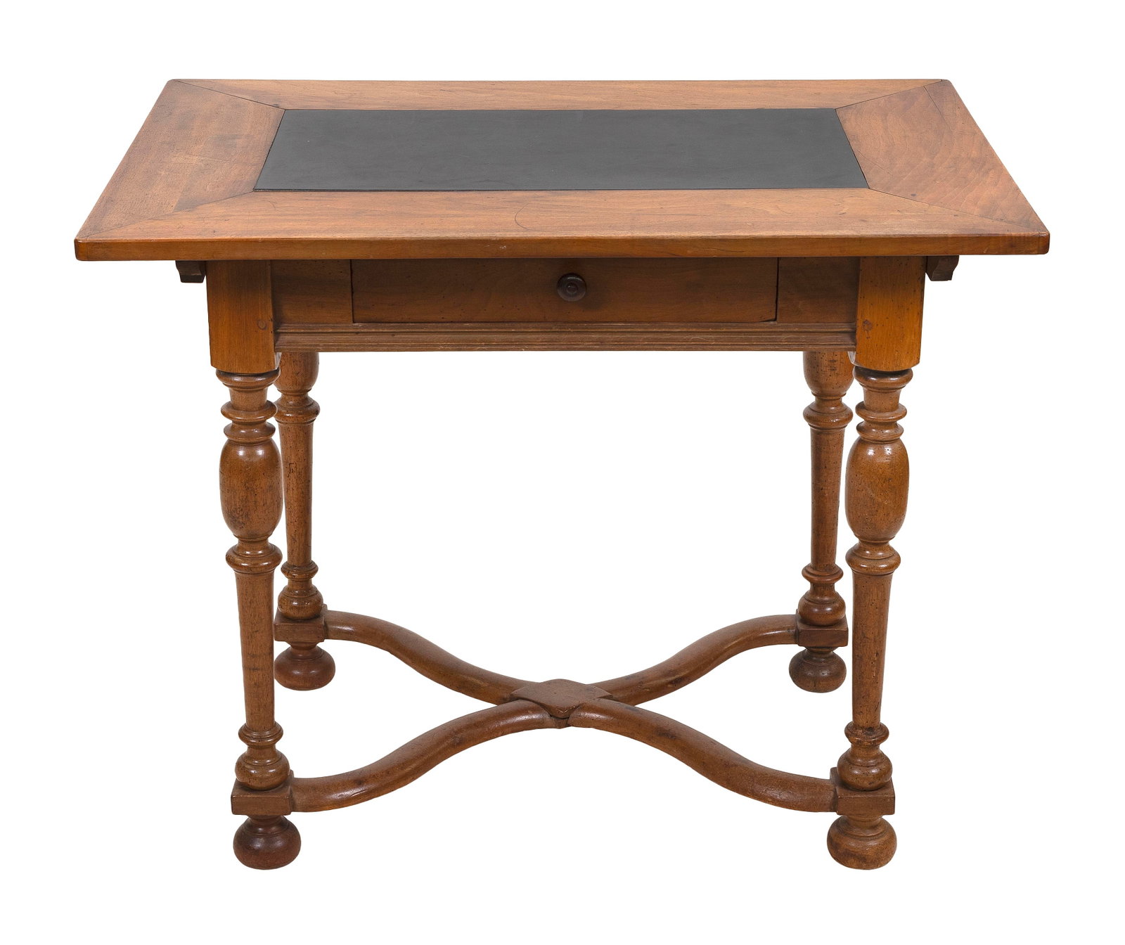 CONTINENTAL WALNUT WORK TABLE Late 19th/Early 20th Century Height 30.75". Width 38". Depth 26.25". (1 of 1)