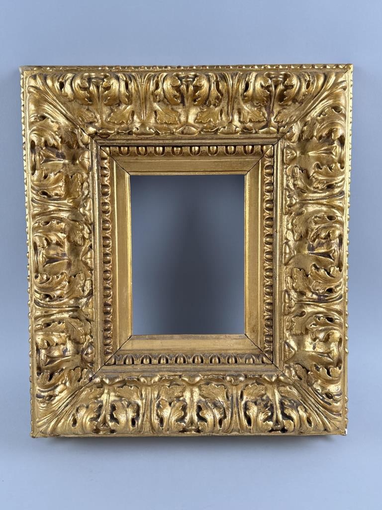 ITALIAN GILT FRAME 20th Century Overall 14.5" x 16.5". (1 of 2)