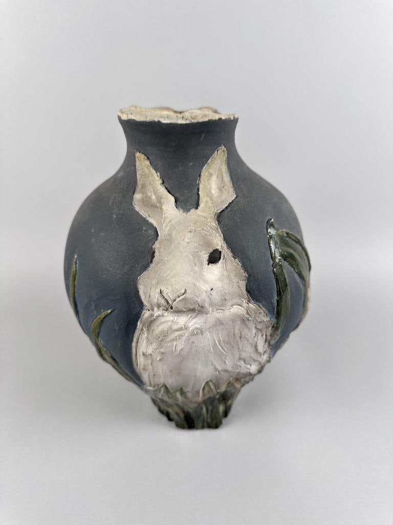 ART POTTERY VASE Early 20th Century (1 of 7)