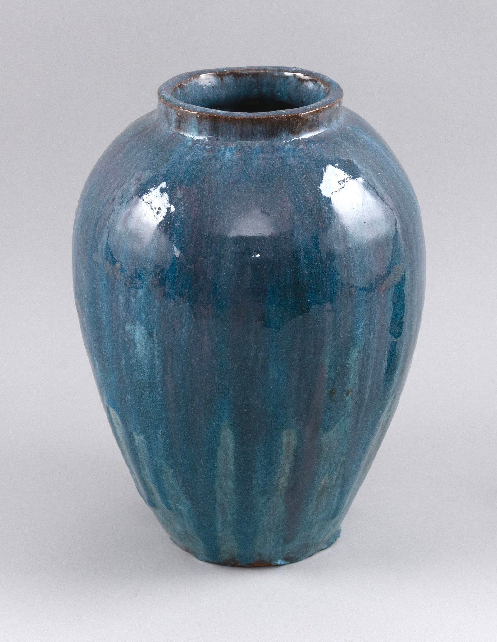 ART POTTERY VASE Mid-20th Century Height 13". (1 of 3)