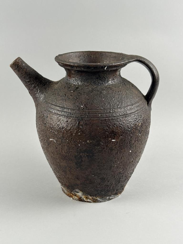 CHINESE CERAMIC EWER 19th Century Height 11". (1 of 5)