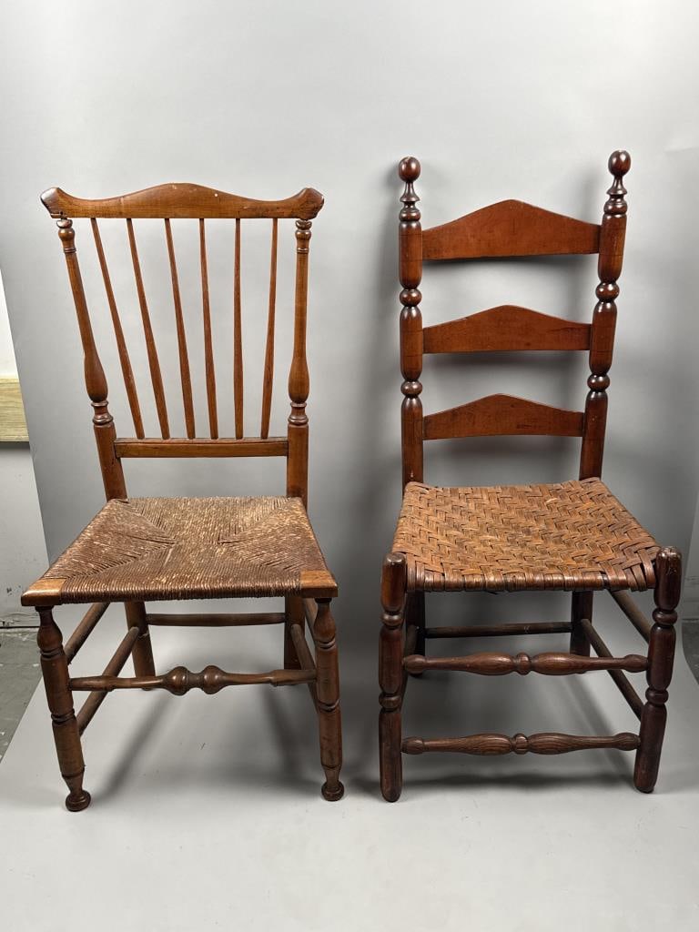 TWO ANTIQUE CHAIRS 19th Century (1 of 2)