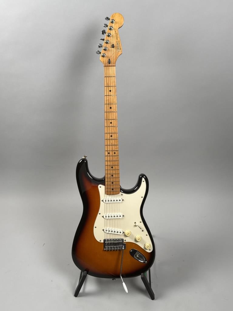 FENDER STRATOCASTER GUITAR Mexico, Contemporary Length 39". (1 of 3)