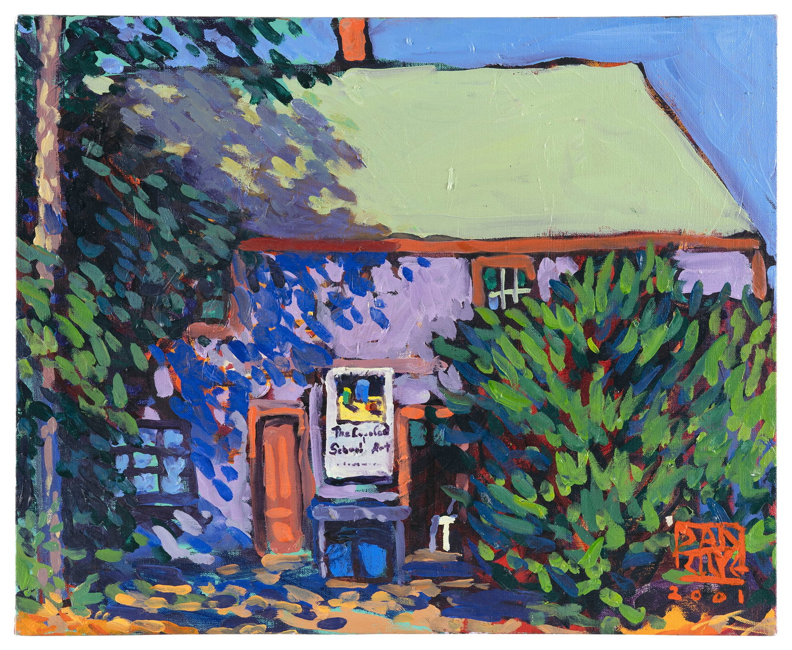 DANIEL WADE RUPE (Indiana/Illinois/Massachusetts, 1952-), "The Cape Cod School of Art"., Oil on (1 of 2)