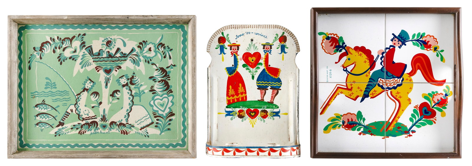 PETER HUNT (Massachusetts, 1896-1967), Three items:, Lengths from 12" to 17". (1 of 2)