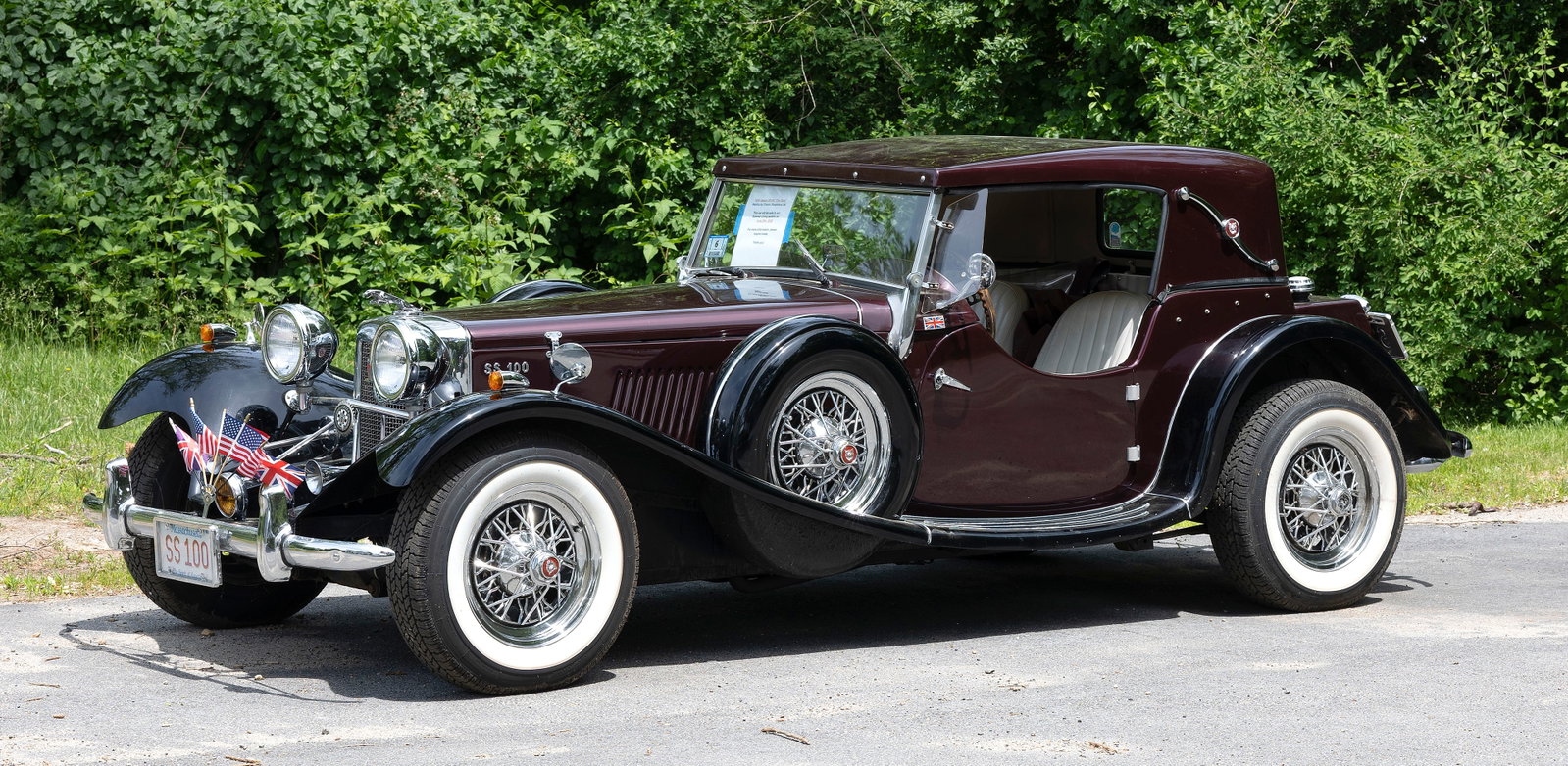 CLASSIC ROADSTERS LTD. REPLICA 1939 JAGUAR SS100 "THE DUKE" Fargo, North Dakota, 20th Century (1 of 20)