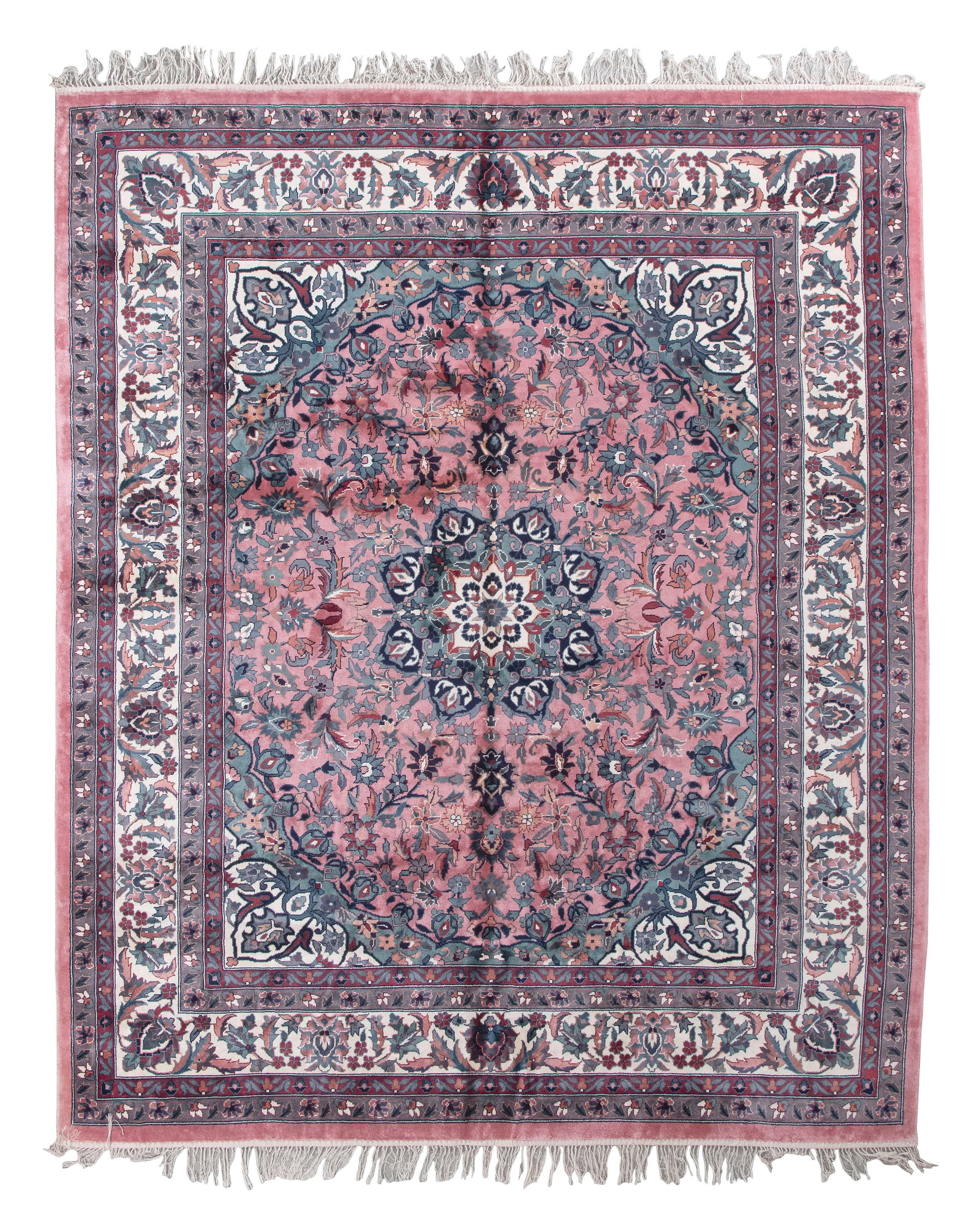 KESHAN DESIGN RUG: 8'0" X 9'9" 21st Century (1 of 1)