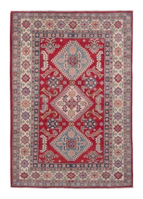 CAUCASIAN DESIGN RUG: 4'1" X 6'0" 21st Century