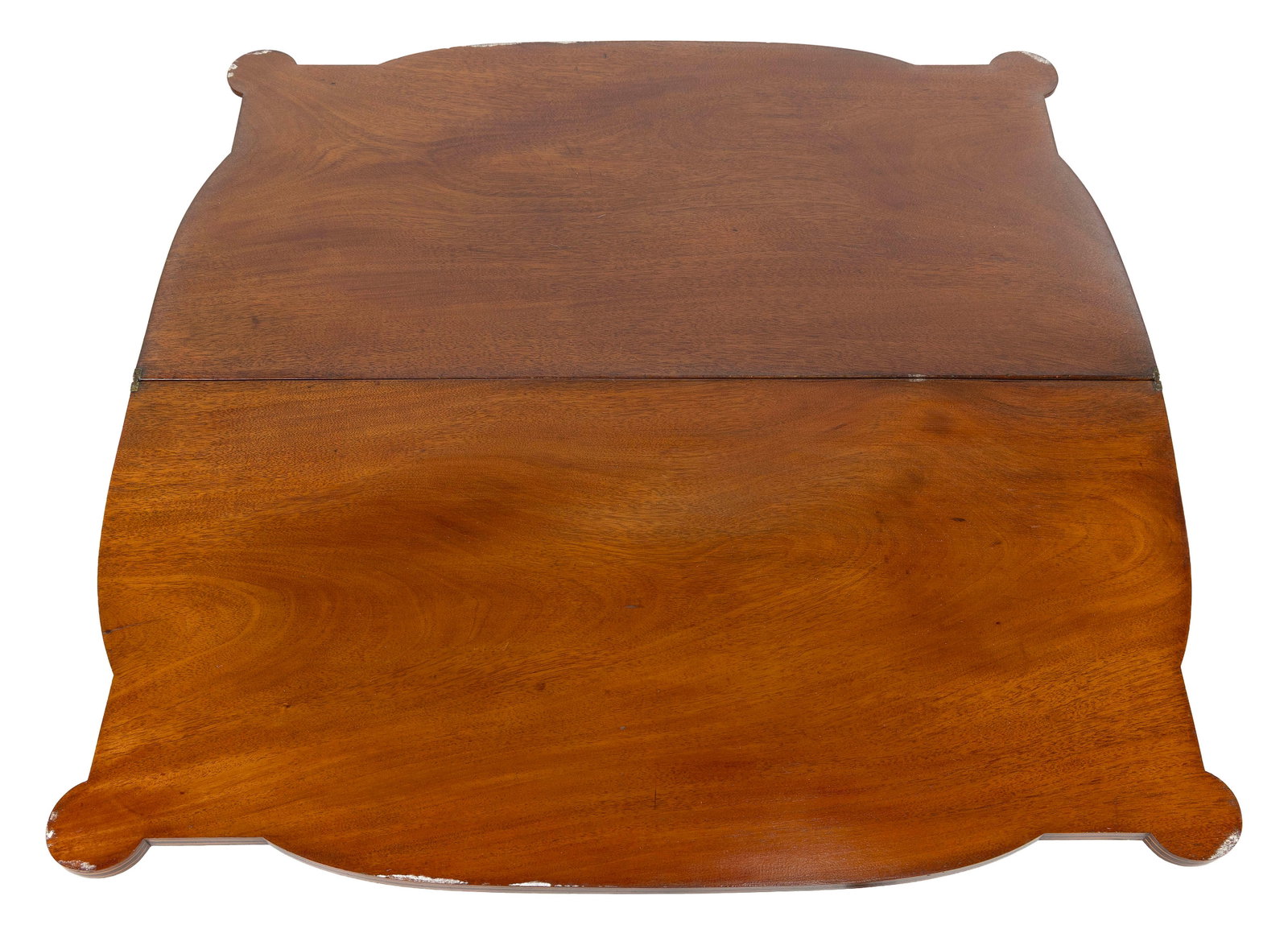 FEDERAL INLAID AND CARVED MAHOGANY CARD TABLE Massachusetts, Circa 1800 Height 29.5". Width 34". - 5