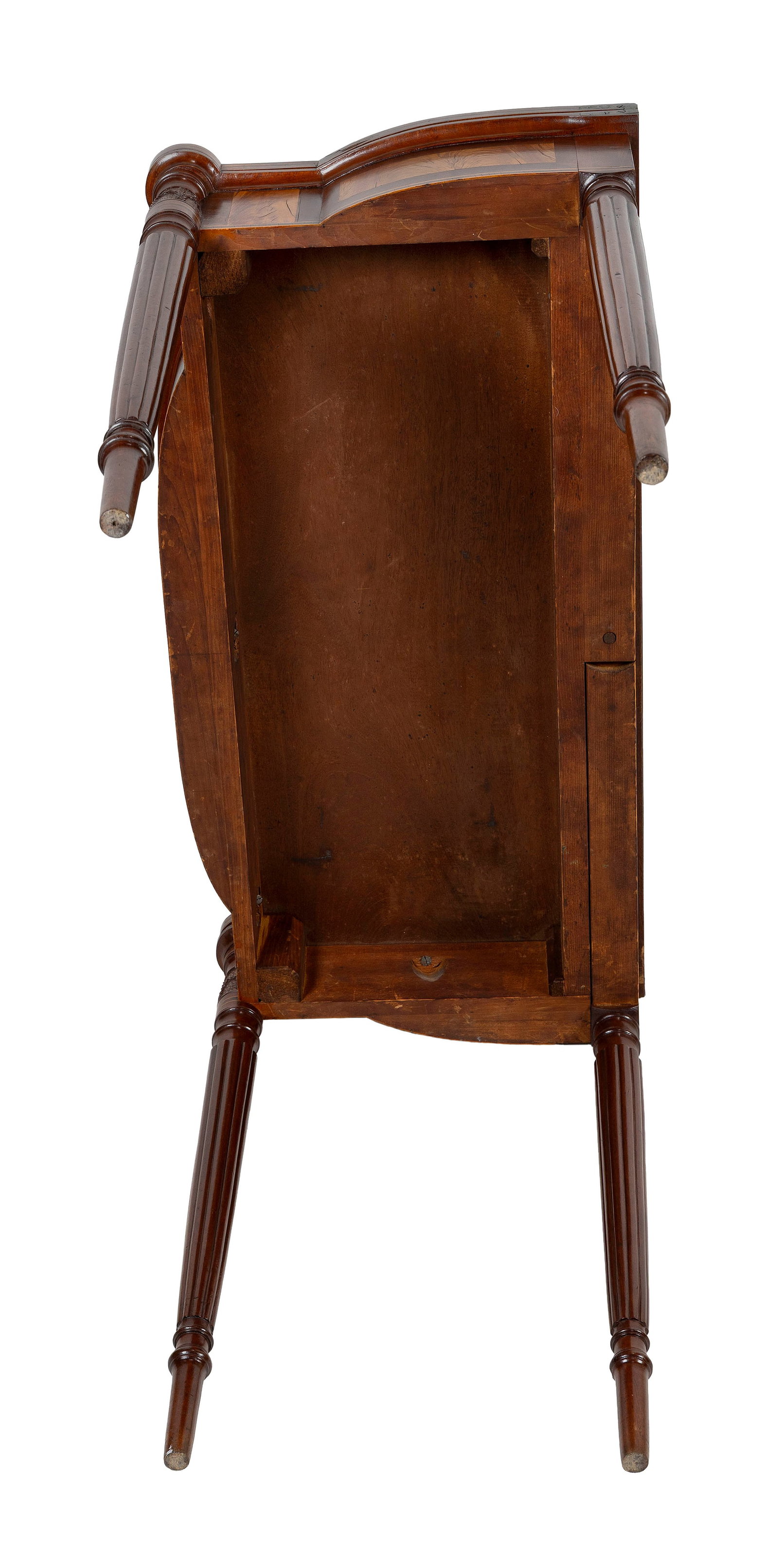 FEDERAL INLAID AND CARVED MAHOGANY CARD TABLE Massachusetts, Circa 1800 Height 29.5". Width 34". - 7