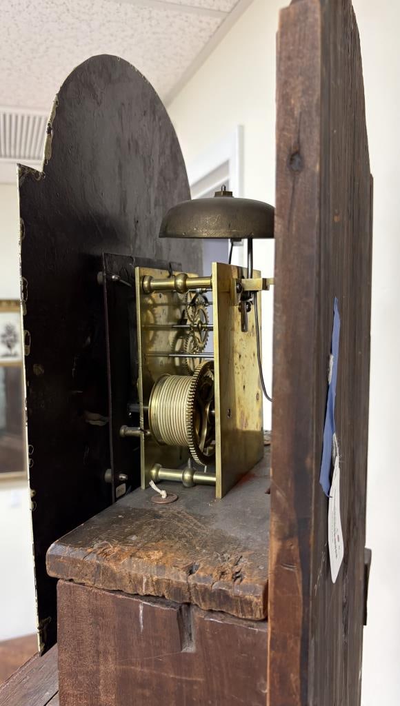 DAVID WOOD FEDERAL TALL-CASE CLOCK Newburyport, Massachusetts, Circa 1800 Height 90". Width 19". - 12