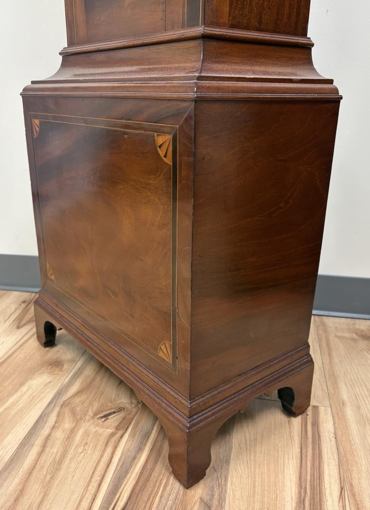 DAVID WOOD FEDERAL TALL-CASE CLOCK Newburyport, Massachusetts, Circa 1800 Height 90". Width 19". - 15