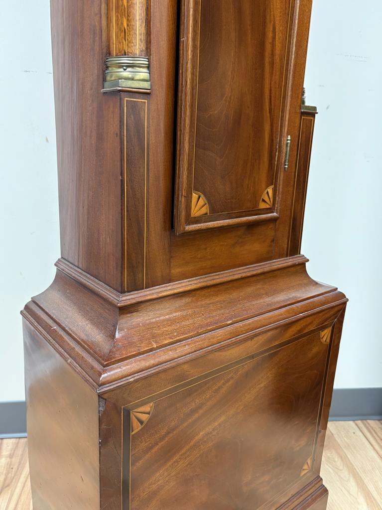 DAVID WOOD FEDERAL TALL-CASE CLOCK Newburyport, Massachusetts, Circa 1800 Height 90". Width 19". - 16
