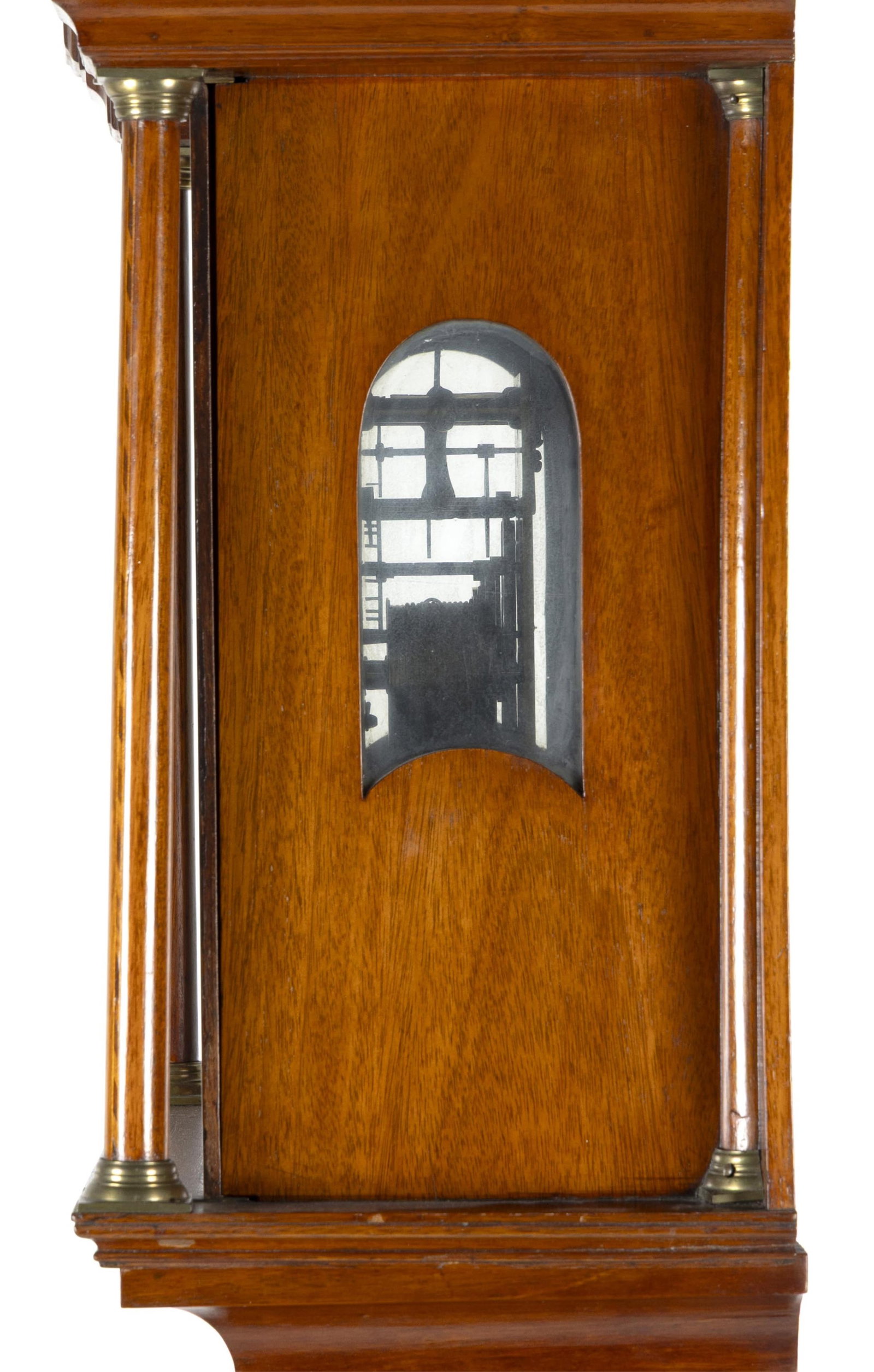 DAVID WOOD FEDERAL TALL-CASE CLOCK Newburyport, Massachusetts, Circa 1800 Height 90". Width 19". - 4