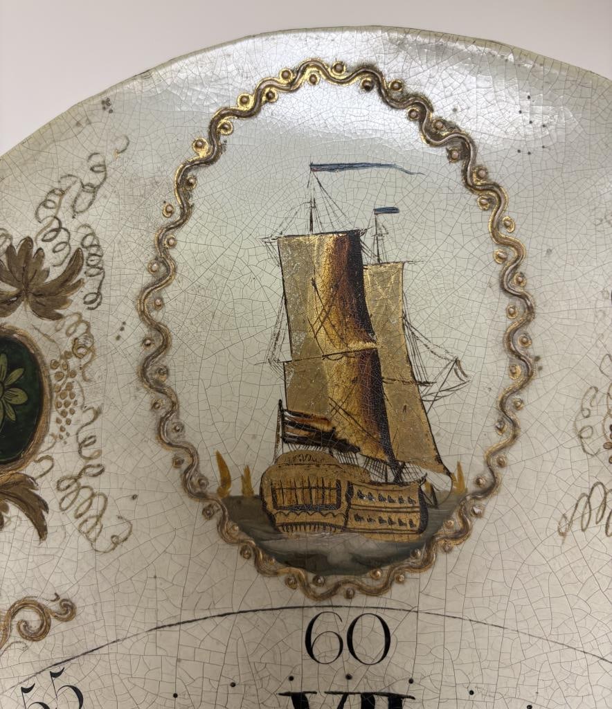 DAVID WOOD FEDERAL TALL-CASE CLOCK Newburyport, Massachusetts, Circa 1800 Height 90". Width 19". - 7