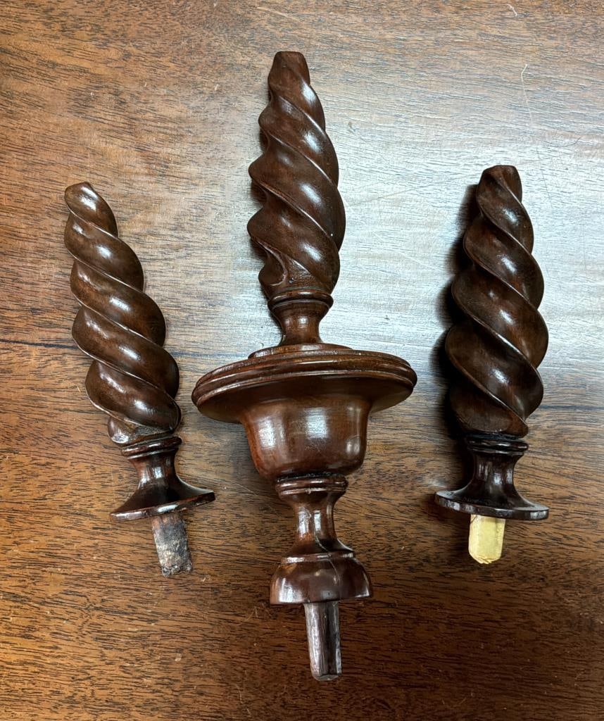 CHIPPENDALE MAHOGANY BLOCK-FRONT BONNET-TOP CHEST-ON-CHEST Boston or North Shore, Massachusetts, - 13