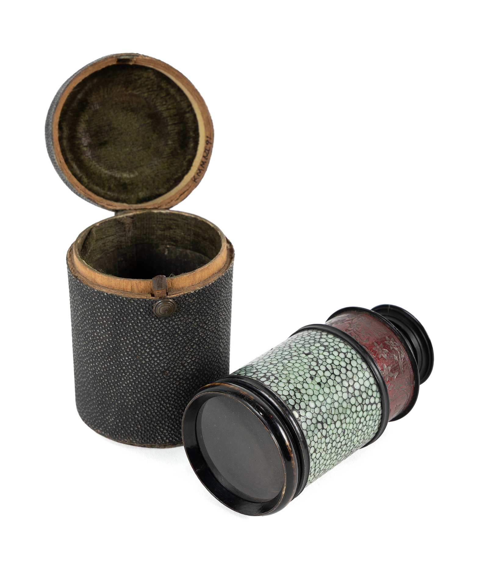 DOLLAND CASED SPYGLASS London, Circa 1800 Case height 3.25". (1 of 7)
