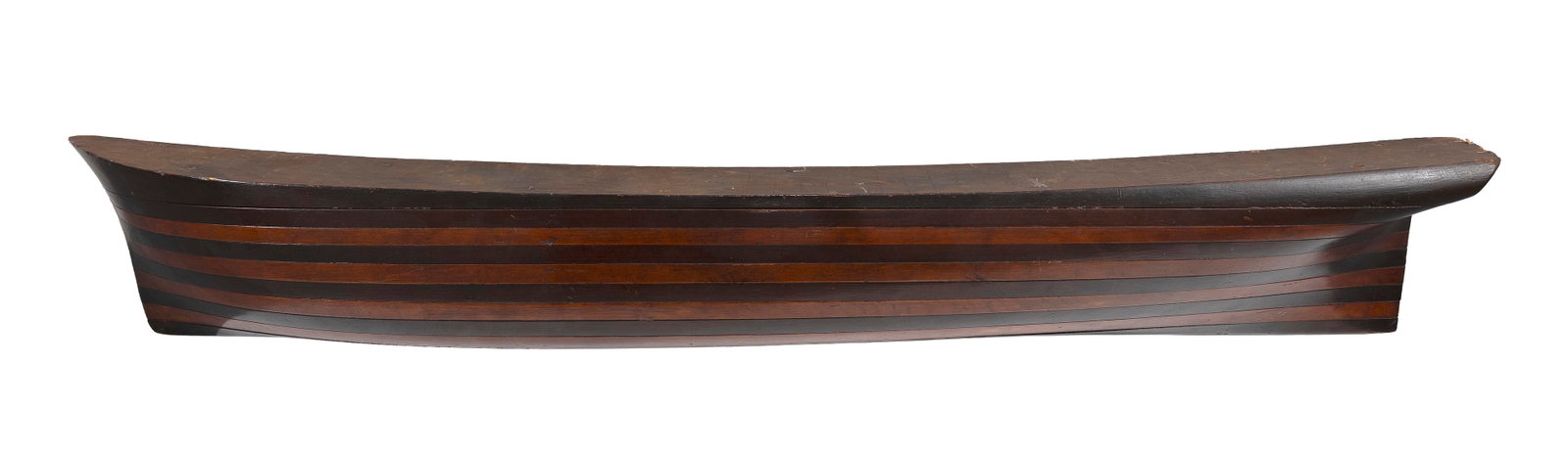 HALF HULL MODEL OF A MALLORY SHIPYARD VESSEL 19th Century Length 55.75". (1 of 2)