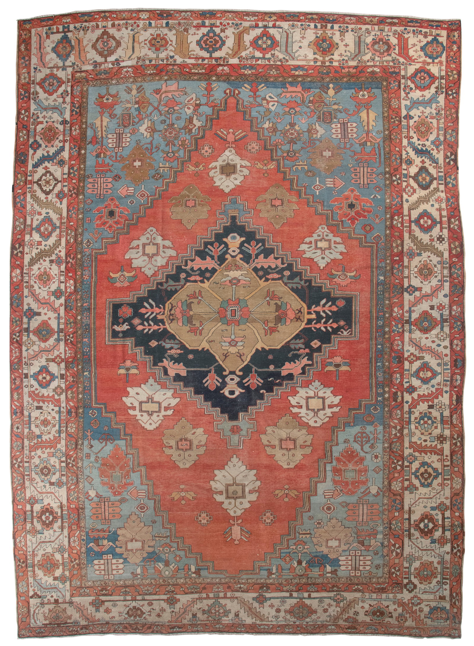 FINE NORTHWEST PERSIAN BAKHSHAISH CARPET: 11'8" X 15'10" Late 19th Century (1 of 1)