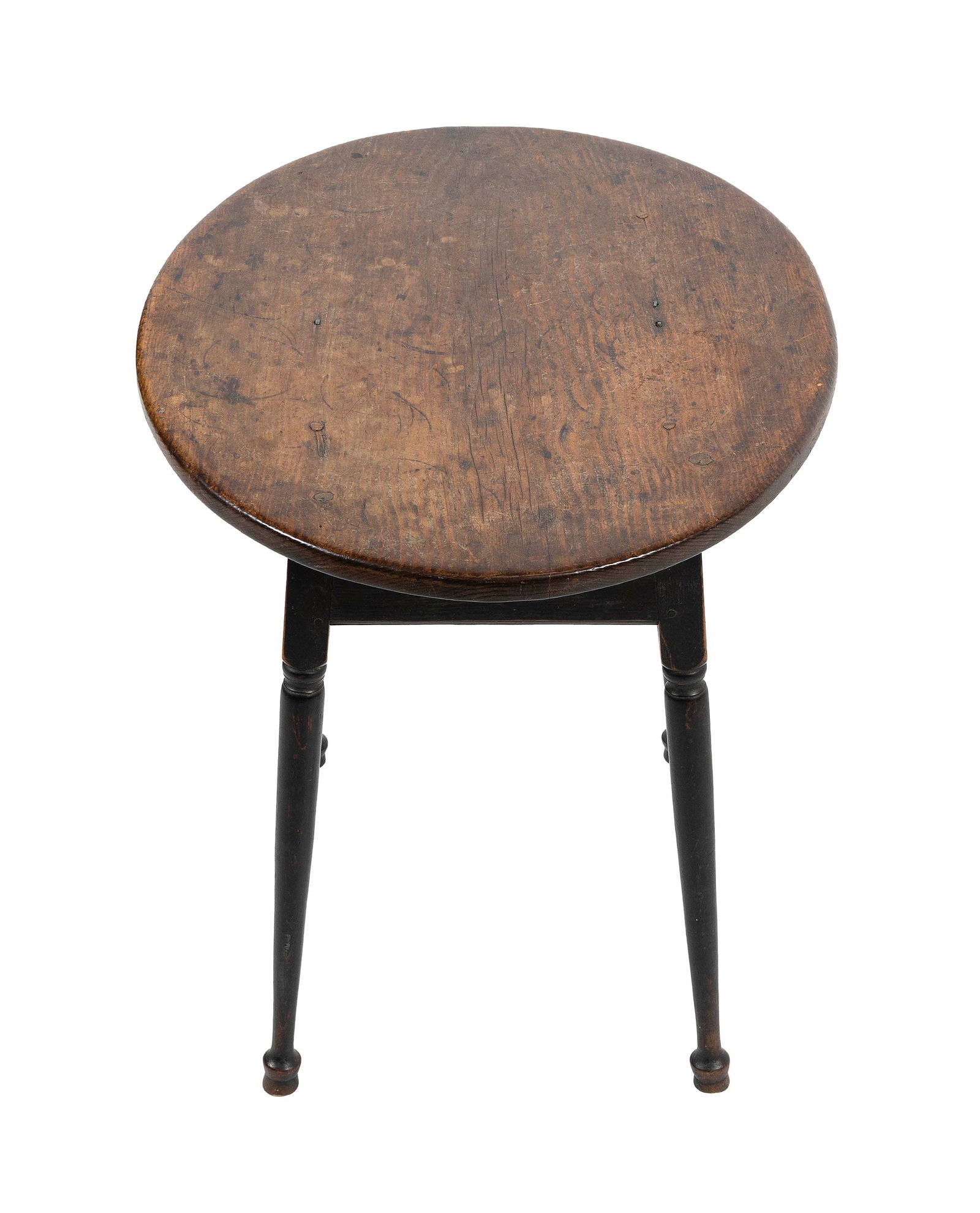 VERY FINE QUEEN ANNE PARTIALLY PAINTED MAPLE AND PINE TEA TABLE New England, Circa 1750 Height - 2