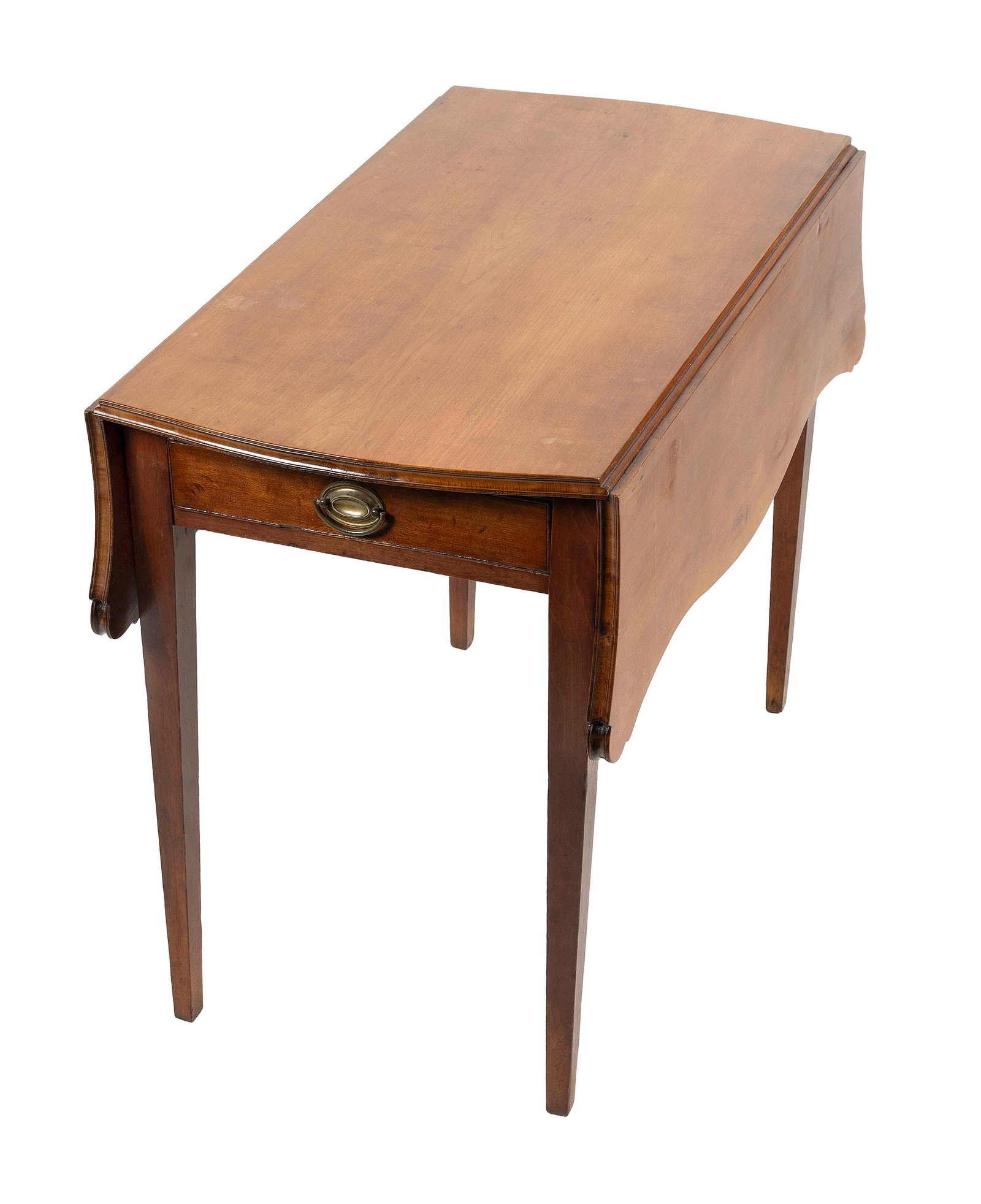 FEDERAL CHERRY PEMBROKE TABLE New England, Probably Hartford, Connecticut, Circa 1800 Height 29". (1 of 6)