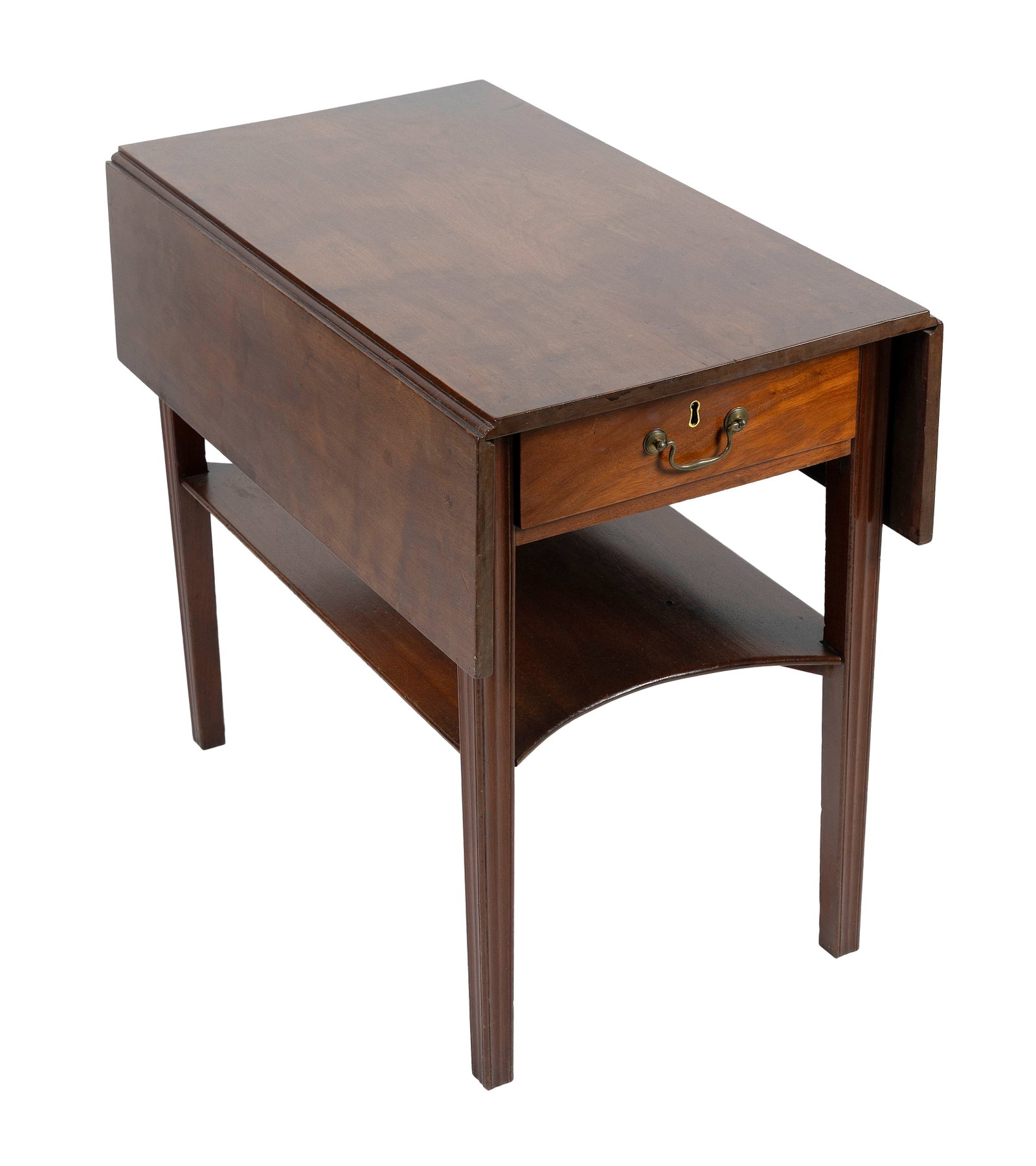 FEDERAL MAHOGANY PEMBROKE TABLE Newport, Rhode Island, Circa 1790 Height 27.5". Width 17" plus two (1 of 6)