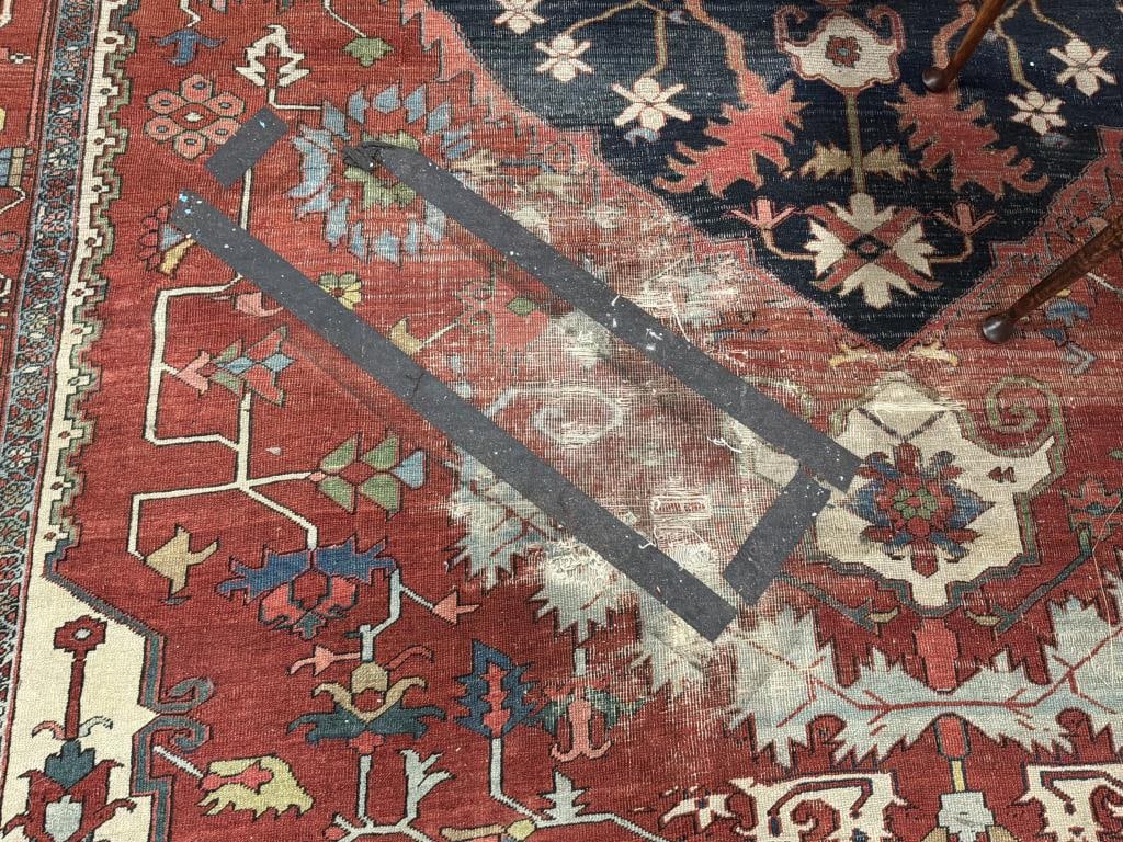 SERAPI RUG: 9'1" X 12'6" Circa 1900-1910 - 3