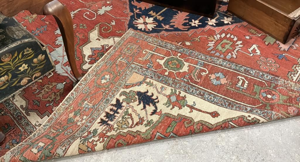 SERAPI RUG: 9'1" X 12'6" Circa 1900-1910 - 5