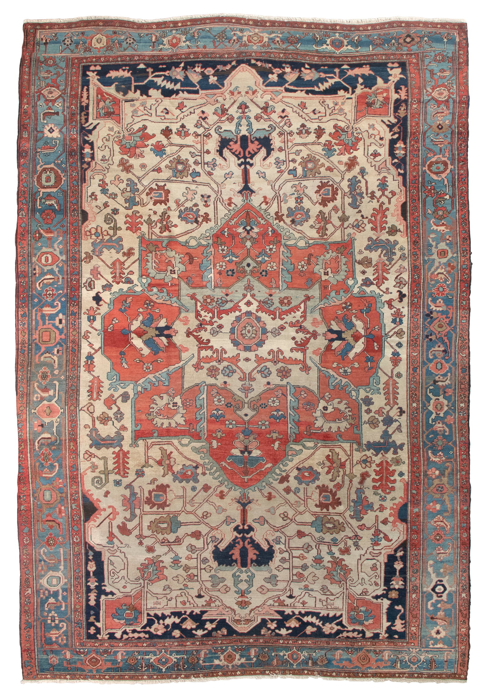 SERAPI RUG: 8'4" X 12'4" Late 19th/Early 20th Century (1 of 1)